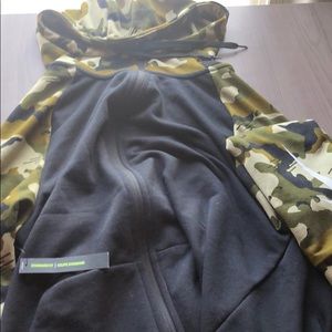 Nike camouflage zip up!!